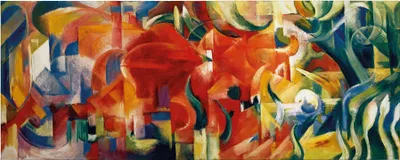 Produktbild von Leinwandbild Kunst 40 x 100 cm - Wandbild Bunt - Keilrahmen Abstrakt Wohnzimmerdeko Wanddeko Wandgemälde