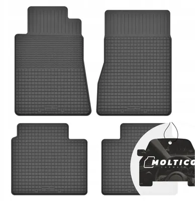Productafbeelding van Set rubberen vloermatten met rand, geschikt voor alle weersomstandigheden, voor Mercedes B W245, modeljaren 2004-2011