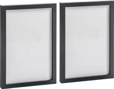 Produktbild von Nicola Spring Bilderrahmen – A4 (20,3 x 30,5 cm) – Schwarz – 2er-Pack