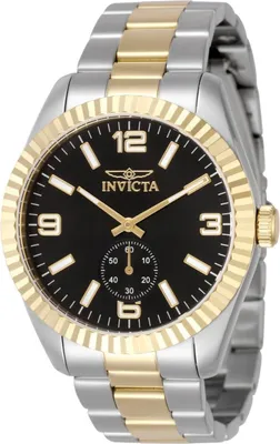 Immagine prodotto di Invicta Specialty 49384 Orologio da Uomo - Movimento al Quarzo - Acciaio Inossidabile con Quadrante Nero - 43 mm