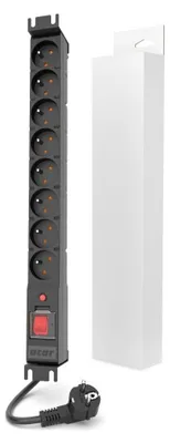 Immagine prodotto di Prese multiple Acar PDU Rack 16 A, 1,5 m, nero