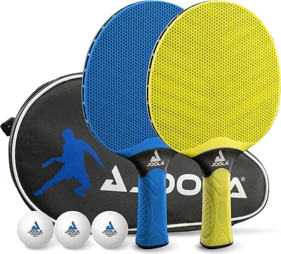 Produktbild von JOOLA Tischtennis-Set VIVID OUTDOOR, 2 TT-Schläger + 3 TT-Bälle