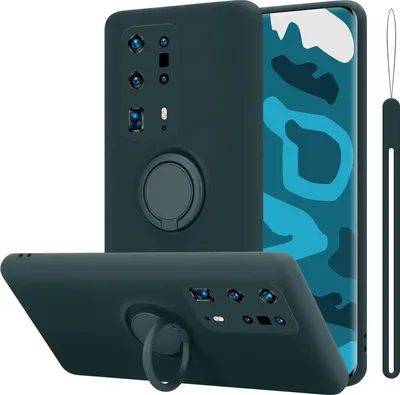 Produktbild von Cadorabo Hülle für Huawei P40 PRO / P40 PRO+ Schutz Hülle in Grün Handyhülle TPU Etui Case Cover