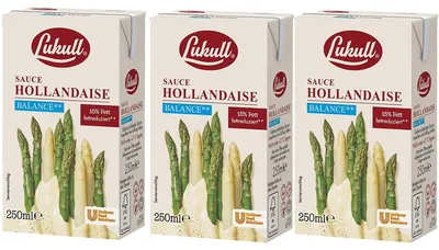 Obrázek produktu pro Lukull omáčka Hollandaise Balance cremig  250ml 3er Pack