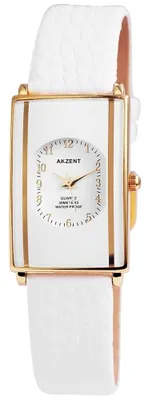 Produktbild von Akzent Damenuhr mit Kunstlederionsarmband