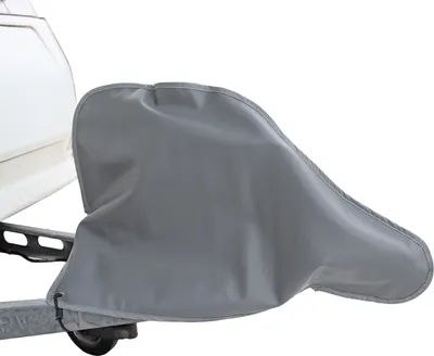 Produktbild von deiwo® Deichselhaube grau XL extra starkes PVC Kunstleder 58x88cm inkl Expander