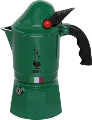 Produktbild von Bialetti Moka Break Alpina, volně stojící, zelená, vařič, mletá káva, káva, manuální