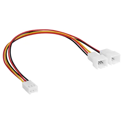 Produktbild von Akyga AK-CA-52, 0,15 m, 3-polig, 2 x Molex (3-pin), Männlich, Weiblich, Gerade