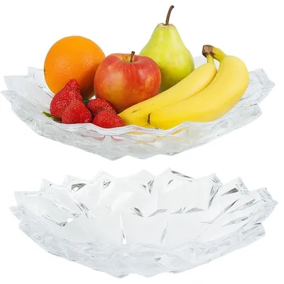 Obrázok produktu pre Krištáľová miska Miska na ovocie 32,5 cm - Elegantná dekoratívna miska na ovocie, čokoládu a pečivo