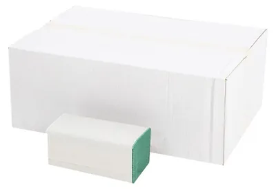 Produktbild von Papierhandtücher 5000 Blatt 25 x 21 cm Falthandtücher 1-lagig Grün