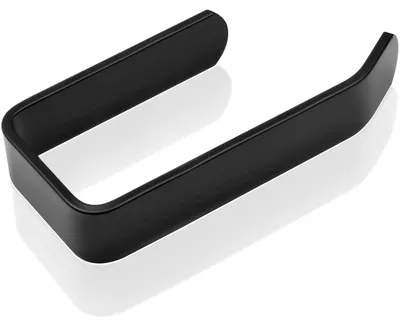 Produktbild von Toilettenpapierhalter, bohrfreier Toilettenpapierhalter, selbstklebender Rollenhalter, schwarzer, nagelfreier Toilettenpapierhalter für Toiletten, Badezimmer und Küchen