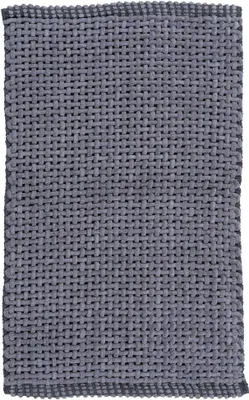 Produktbild von Badezimmerteppich Belweder - weicher rutschfester Badvorleger - 50x80cm – Anthrazit
