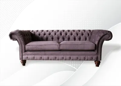 Productafbeelding van Chesterfield bank, bekleding, klassieke 3-zits sofa, driezitter