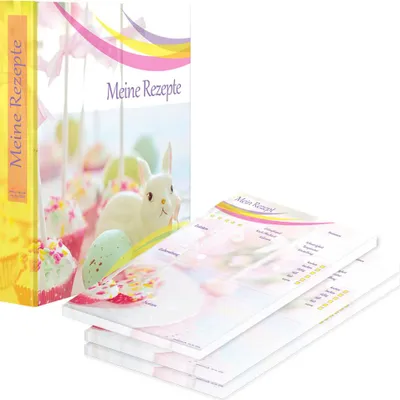 Produktbild von PRICARO Rezeptordner mit Rezeptblock "Cake-Pop", A4