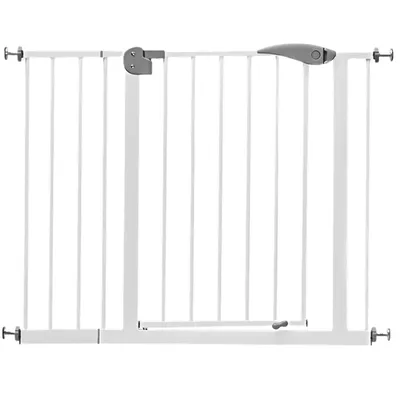 Immagine prodotto di Omna | Porta di sicurezza - 72 cm + 20 cm - Bianco - Regolabile - Facile installazione - Doppia serratura di sicurezza