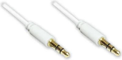 Zdjęcie produktu dla Alcasa 1970-S020W, 3.5mm, Męska, 3.5mm, Męska, 2 m, Biały