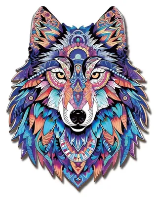 Productafbeelding van 2Kids Toys, houten puzzel: Wolf
