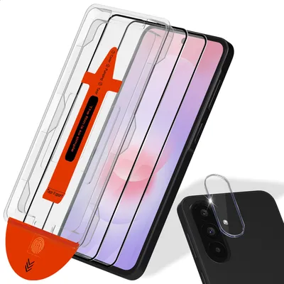 Obrázok produktu pre 2-balenie Samsung S27 Ochranné sklo na displej & 1-balenie ochrana objektívu - Tvrdené sklo | [Automatická inštalácia] - Bez bublín