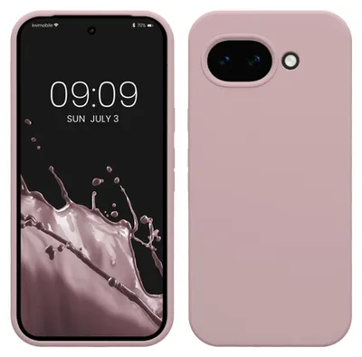 Produktbild von kwmobile Handyhülle für Google Pixel 10a Hülle - Case Silikon - Kabelloses Laden - Schutzhülle Cover in Nude Lilac