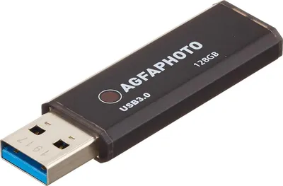 Productafbeelding van AgfaPhoto USB-stick 3.0, 128GB, kleur: zwart