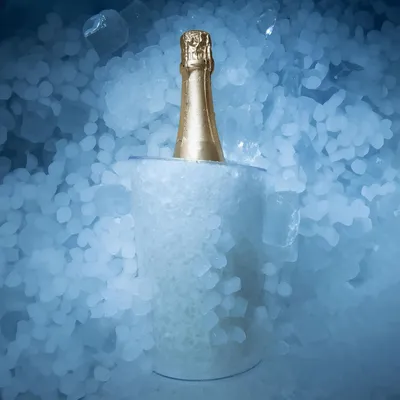 Produktbild von Doppelwandiger Champagnerkühler IceRock® aus Spanien mit Gefriergel