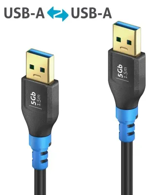 Produktbild von PureLink FlexInstall USB-A auf USB-A Kabel USB 3.0 5Gbps 1.50m