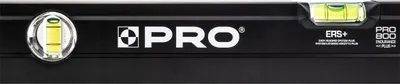 Produktbild von PRO800 Schwarze Wasserwaage, einseitig, gefräste Wasserwaage, 40 cm