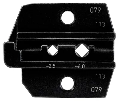 Immagine prodotto di 624 079 3 0 Rennsteig Werkzeuge GmbH - Inserti per crimpatura per connettori a crimpare, sezione da 2,5 mm² a 6 mm² - 1 pezzo