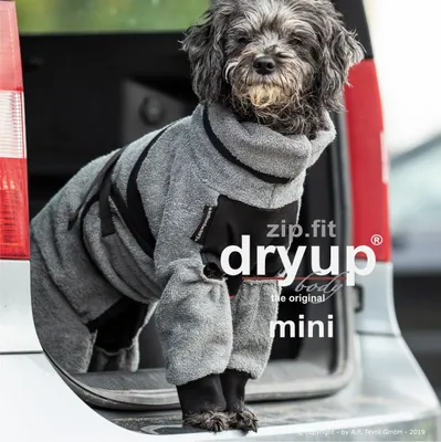 Produktbild von Dryup Body Zip Fit Mini grau 35cm