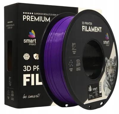 Zdjęcie produktu dla Filament PETG Purple Fioletowy Smart Print 1,75mm 1kg do Druk 3D