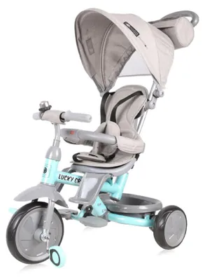 Obrázek produktu pro Tříkolka Lorelli LUCKY CREW GREY&GREEN