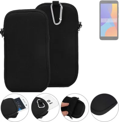 Produktbild von K-S-Trade Neopren-Hülle Handyhülle kompatibel mit Alcatel 1 (2021) Schutzhülle Neoprenhülle Sleeve Schutz-Hülle Gürtel Tasche Case Holster