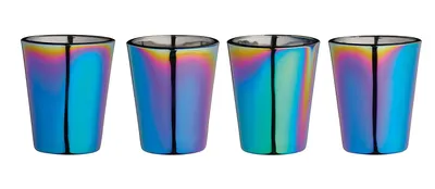 Produktbild von BarCraft Shotgläser Rainbow 50 ml - 4 Stück