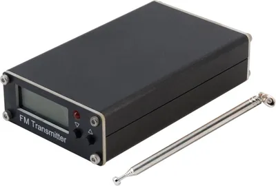Obrázek produktu pro FM vysílač 0,5 W Digitální displej Stereo FM rádio Vysílač 76–108 MHz Nastavitelná frekvence Dosah 2000 m Kompaktní přenosný vysílač pro telefon PC