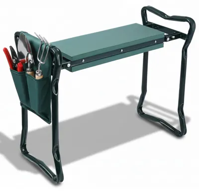 Immagine prodotto di Cuscino da giardino 2-in-1 e poggiapiedi per lavori in giardino
