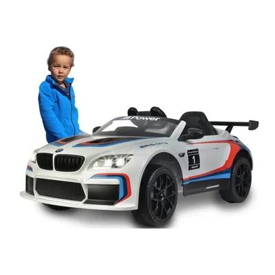 Obrázek produktu pro Dětské elektrické autíčko BMW M6 GT3 12V bílé