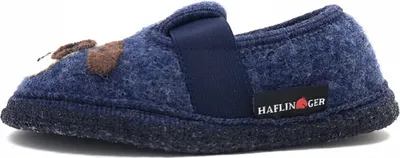 Image de Haflinger Slipper Pets Pantoufle garçon bleu, taille 28
