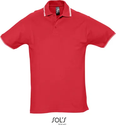Immagine prodotto di SOLs 11365 | Polo uomo a contrasto Practice - Colore: Rosso/Bianco - Taglia: M