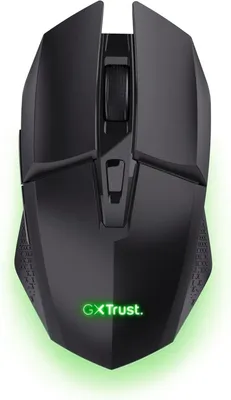 Produktbild von GXTrust 1108 Vylax Kabellose Gaming Maus, Wiederaufladbar, 80h Akku, 800-4800 DPI, 6 Tasten, LED Beleuchtung, USB Empfänger, Wireless für PC Laptop
