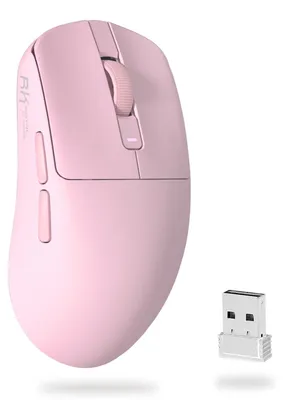 Zdjęcie produktu dla Mysz gamingowa - Bezprzewodowa - 12000 DPI - 1000 Hz - 41 g - Różowa