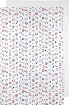 Produktbild von Meyco Animal / Uni Babylaken- 75 x 100 cm - 2 Stück - White