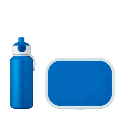 Produktbild von Mepal - Campus Pausenset - Lunchset mit Pop-up Trinkflasche und Brotdose - Blue