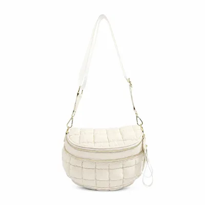 Produktbild von Crossbody Bag Damen Umhängetasche, Casual Schultertasche, Beige