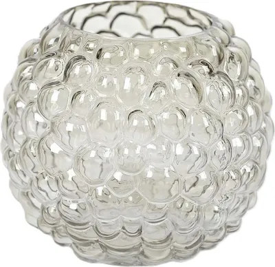 Produktbild von Rasteli Vase Kugelförmiges Glas Grau D 24 cm H 21,5 cm