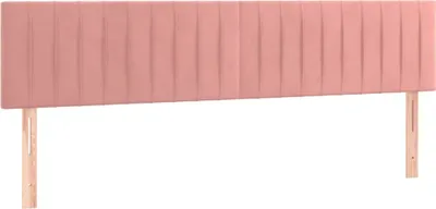Produktbild von vidaXL Kopfteile Rosa 200x5x78/88 cm Samt