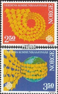 Produktbild von Briefmarken Norwegen 1983 Mi 887-888 (kompl.Ausg.) postfrisch Weltkommunikationsjahr