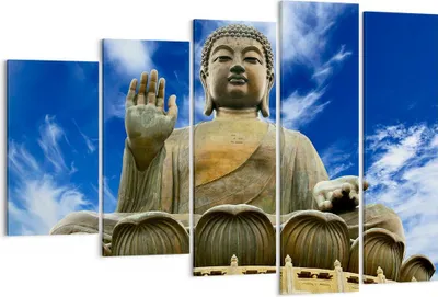 Produktbild von Bild auf Leinwand - Leinwandbild - Asien buddha kultur - 150x100cm - Wand Bild - Wanddeko - Leinwanddruck - Bilder - Kunstdruck - Wanddekoration - Leinwand bilder - Wandkunst - EG150x100-2114