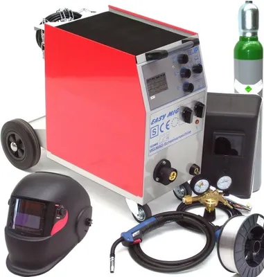 Produktbild von Schutzgasschweißgerät Combi 200 incl. 2 kg Alu-Draht + 10l Flasche Alu Set MIG