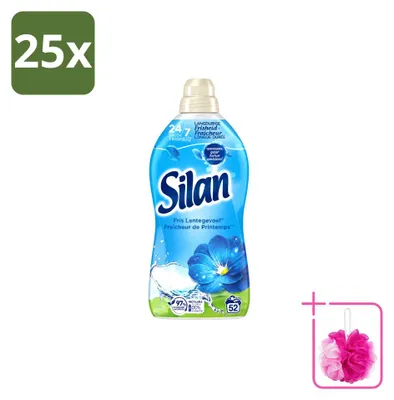 Produktbild von 25 x Silan Classic Blue Weichspüler - Frühlingsgefühl - 1144 ml - Sparpackung - 25 Stücke