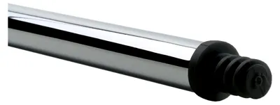 Produktbild von 3 Ersatzbürstenköpfe in Weiß mit Edelstahlgriff 26 cm